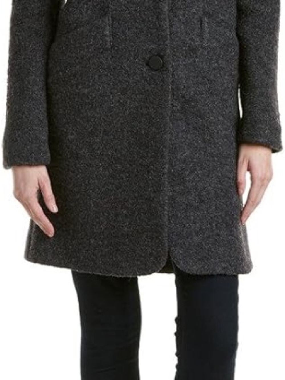 Marc New York by Andrew Marc "Paige" Bouclé Wool-Blend Coat - Picture 2 of 5